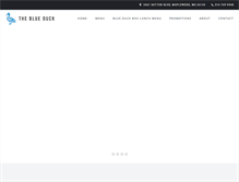 Tablet Screenshot of blueduckwashmo.com